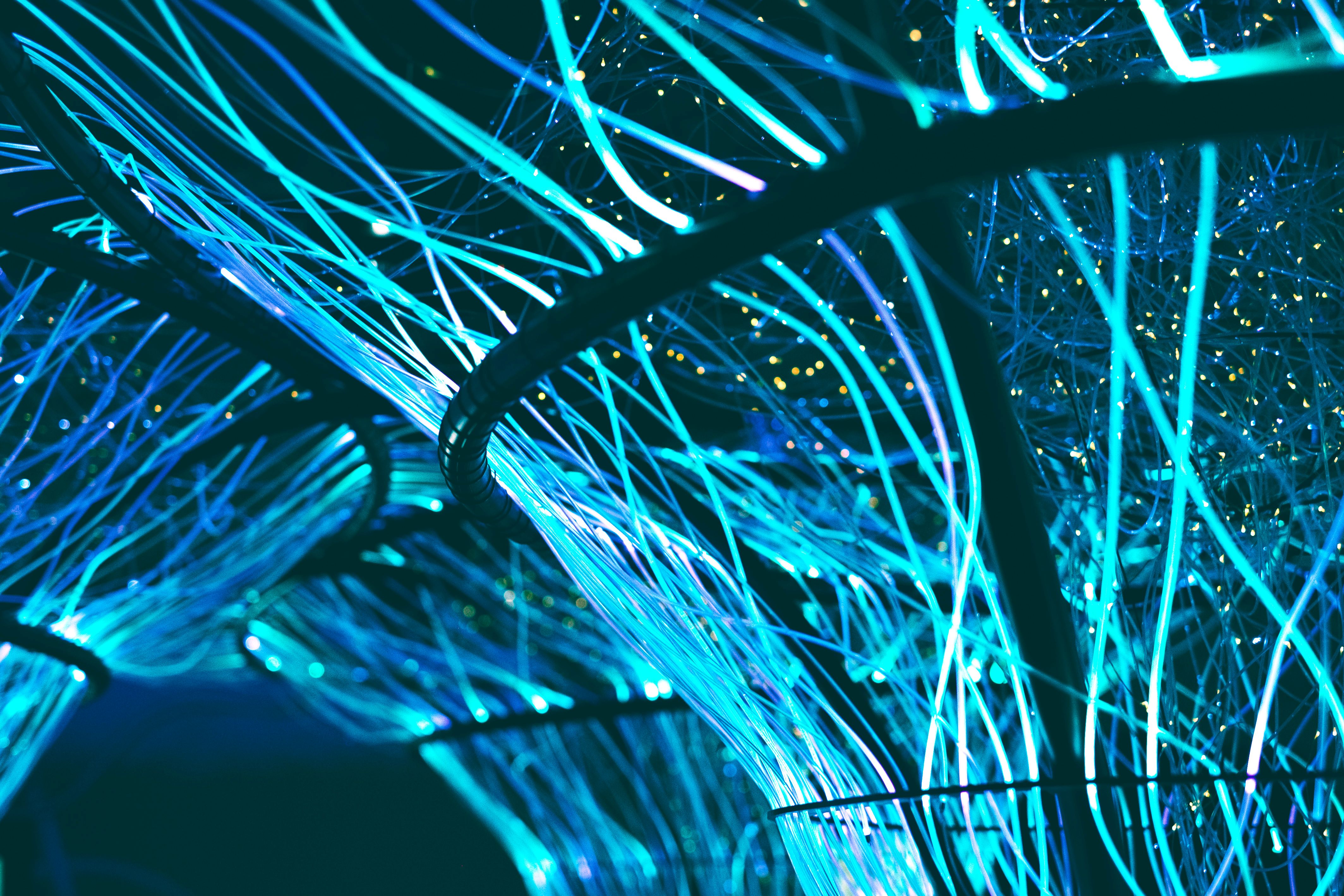 Micro-Fiber Optic Array Core Matrix